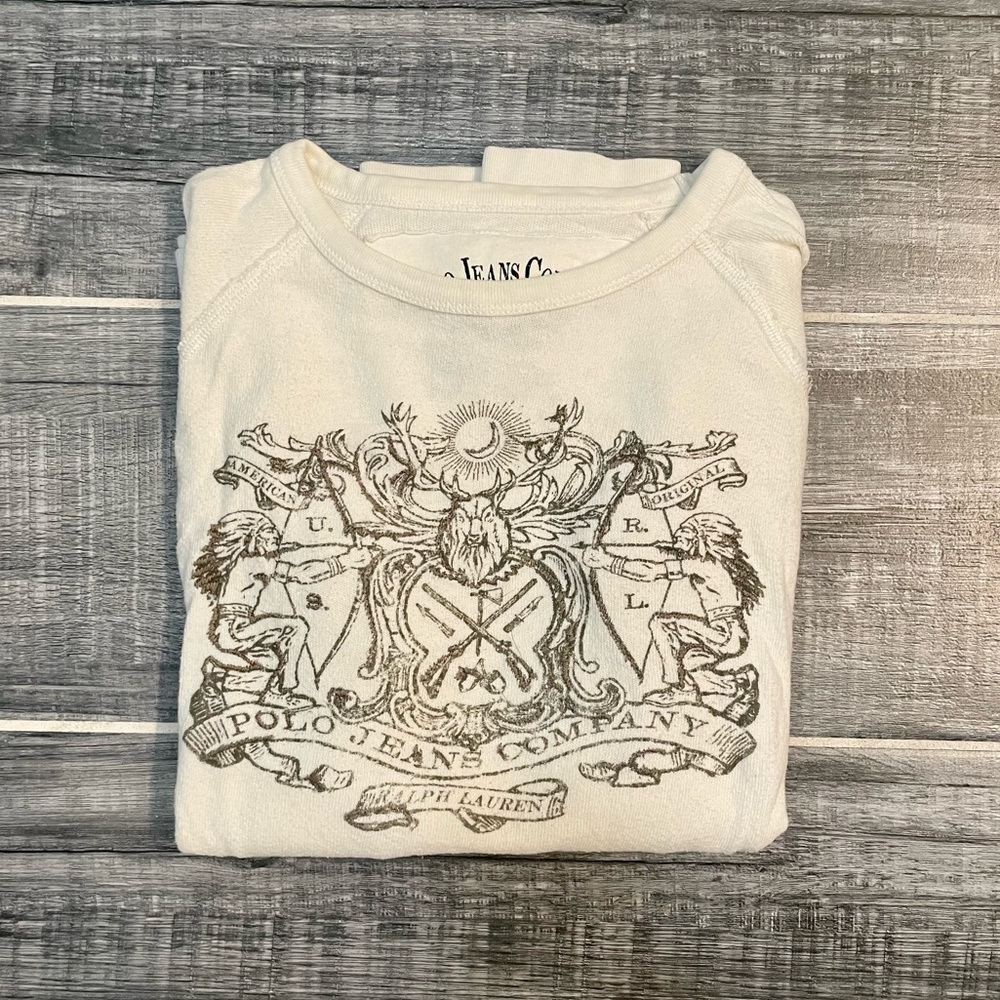 Ralph Lauren Polo Jean Company Terry Cloth Thermal